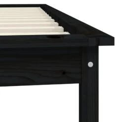 VidaXL - Bed Frame Met Lattenbodem - Zwart - Massief Grenenhout - 90x200 Cm 15 VidaXL - Bed Frame Met Lattenbodem - Zwart - Massief Grenenhout - 90x200 Cm -Bedden Bij Leen Bakker 20a0784fef9045cca6df8b507155758a