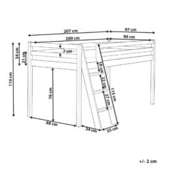 ASCOUX - Kinderbed - Roze - 90 X 200 Cm - Dennenhout 17 ASCOUX - Kinderbed - Roze - 90 X 200 Cm - Dennenhout -Bedden Bij Leen Bakker 216fa0ac7aa3447a9d947f670fdcb349 1
