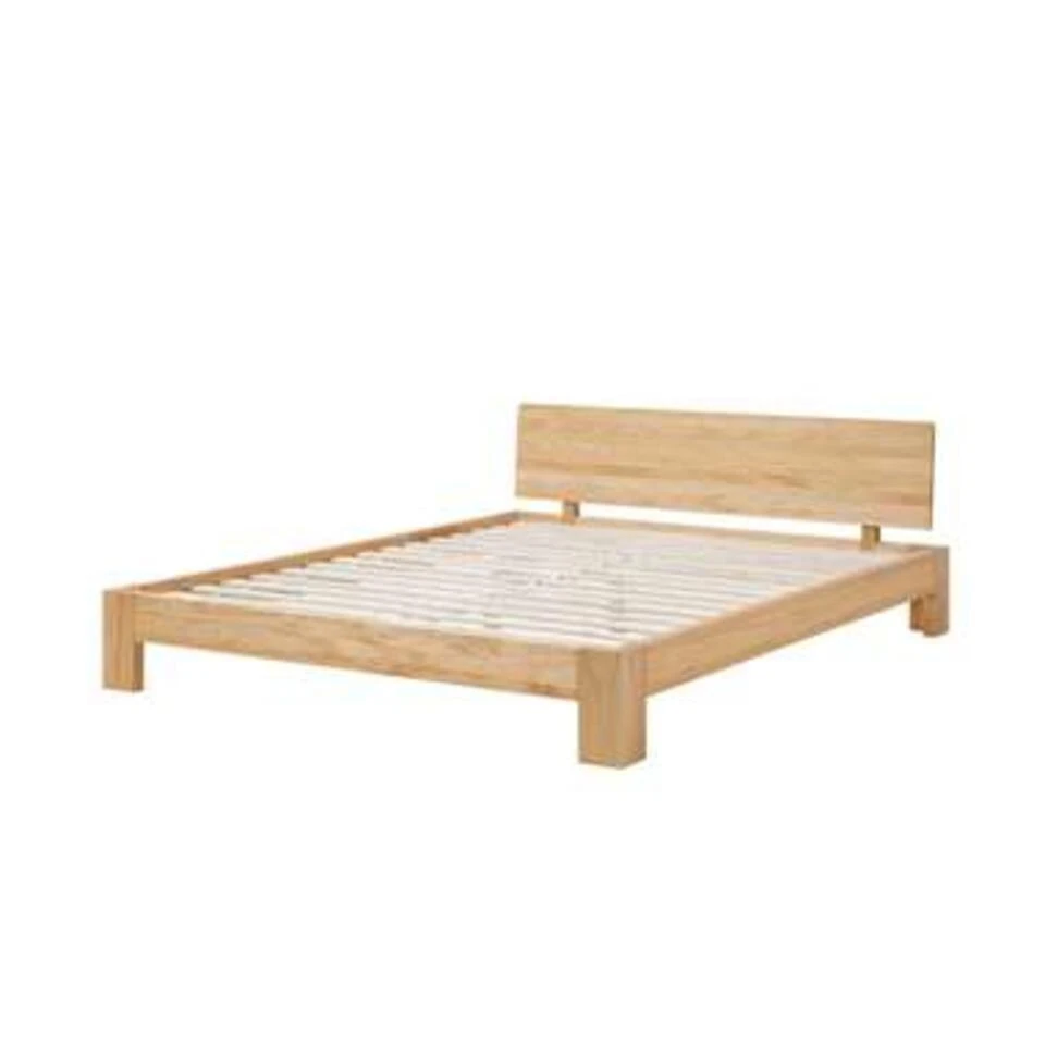 ROYAN - Tweepersoonsbed - Lichthout - 180 X 200 Cm - Dennenhout 7 ROYAN - Tweepersoonsbed - Lichthout - 180 X 200 Cm - Dennenhout - Afbeelding 5