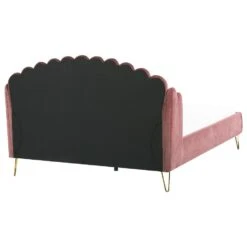 AMBILLOU - Tweepersoonsbed - Roze - 180 X 200 Cm - Fluweel -Bedden Bij Leen Bakker 24328fa19a6a4d5199d2fc3911a5a6df