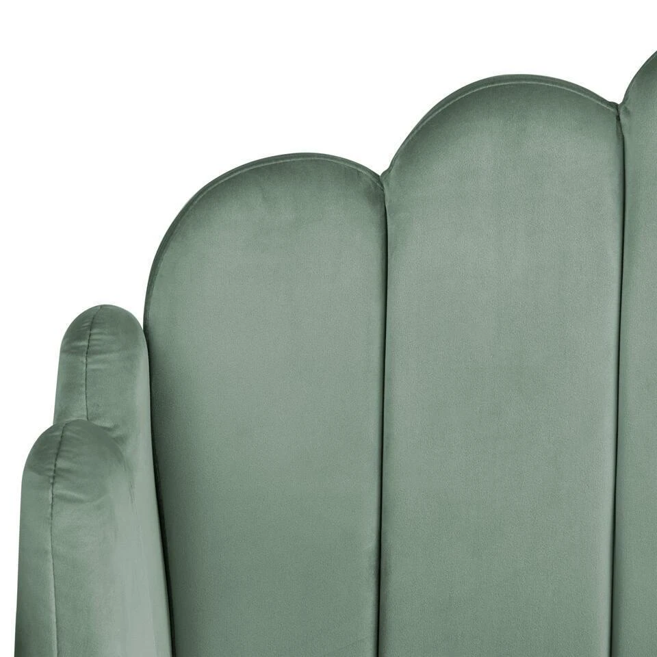 AMBILLOU - Tweepersoonsbed - Groen - 140 X 200 Cm - Fluweel 10 AMBILLOU - Tweepersoonsbed - Groen - 140 X 200 Cm - Fluweel - Afbeelding 8