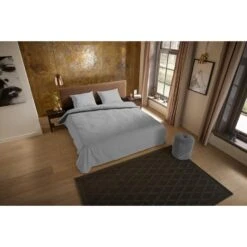 Pure Dekbedovertrek "uni Dessin" - Grijs - (200x200/220 Cm) - Microfiber -Bedden Bij Leen Bakker 26e422d4195d45b9b3ea2cf5687c124c