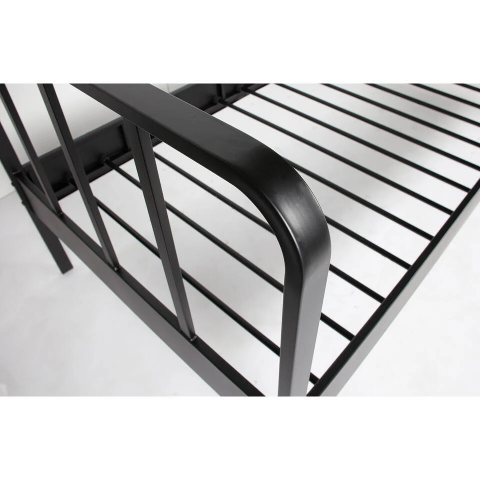 WOOOD Mees Bed - Metaal - Zwart - 90x208x95 7 WOOOD Mees Bed - Metaal - Zwart - 90x208x95 - Afbeelding 5