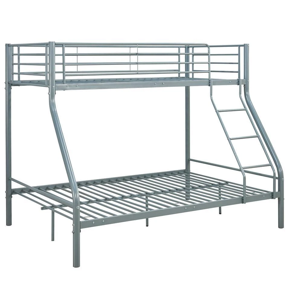 Stapelbed Trixie 90x200 & 140x200 - Metaal - Mat Grijs 9 Stapelbed Trixie 90x200 & 140x200 - Metaal - Mat Grijs - Afbeelding 7