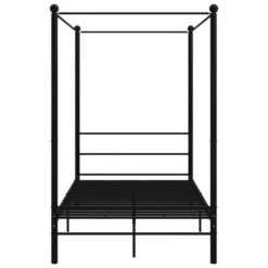 VidaXL - Hemelbedframe Met Latten - Zwart - Metaal - 140x200 Cm 10 VidaXL - Hemelbedframe Met Latten - Zwart - Metaal - 140x200 Cm -Bedden Bij Leen Bakker 298821f9c148400b8fd8e1674745b971