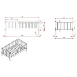 Peuterbed Petronille 70 X 140cm Dennenhout - Grijs 15 Peuterbed Petronille 70 X 140cm Dennenhout - Grijs -Bedden Bij Leen Bakker 2cb3a60b12fe44af8ca6fa826e1d4e11