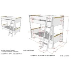 Vipack Stapelbed London 90x200 - Wit 10 Vipack Stapelbed London 90x200 - Wit -Bedden Bij Leen Bakker 2d9c04b7ce7e4182a33c2e349f24b46f 1