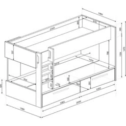 Stapelbed Fleur Met Bedlades - Grijs 18 Stapelbed Fleur Met Bedlades - Grijs -Bedden Bij Leen Bakker 33029069e46e4b359390d5a7b0c5564f