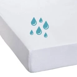 Waterdichte Matrasbeschermer Molton - Wit - 140x200 Cm -Bedden Bij Leen Bakker 33102138 9001 1