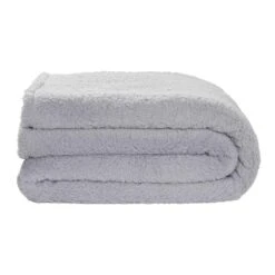 Sprei Teddy - Grijs - 240x220 Cm