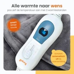 Goliving Elektrische Deken Voor Rug En Nek - Elektrische Warmtedeken -Bedden Bij Leen Bakker 345e650d312c48158455f3cf2f1b1620