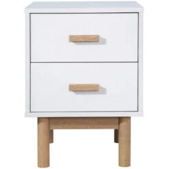 Melanie - Nachtkastje Met 2 Laden In Wit Eiken Spaanplaat 8 Melanie - Nachtkastje Met 2 Laden In Wit Eiken Spaanplaat -Bedden Bij Leen Bakker 397346cc0b454679b1f566d97f0708d5
