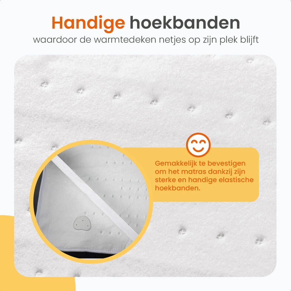 Goliving Elektrische Onderdeken - 1-Persoons - Warmtedeken - Elektrische Deken 7 Goliving Elektrische Onderdeken - 1-Persoons - Warmtedeken - Elektrische Deken - Afbeelding 5