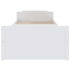 VidaXL - Bed Frame Met Lades - Wit - Massief Grenenhout - 90x200 Cm -Bedden Bij Leen Bakker 414fed4f412e4783bf10e7388275b04b