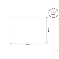 Beliani Sprei ALAMUT - Grijs Polyester -Bedden Bij Leen Bakker 41951b16973046fbbe15ff190874fba8