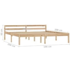 VidaXL - Bed Frame Met Hoofdeinde - Bruin - Massief Grenenhout - 180x200 Cm 16 VidaXL - Bed Frame Met Hoofdeinde - Bruin - Massief Grenenhout - 180x200 Cm -Bedden Bij Leen Bakker 432aa34eae234774bdc72c980e16e424