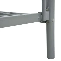VidaXL - Metalen Stapelbed Incl. Hekwerk En Zijladder - Grijs - 90x200 Cm 15 VidaXL - Metalen Stapelbed Incl. Hekwerk En Zijladder - Grijs - 90x200 Cm -Bedden Bij Leen Bakker 43c03a8670514c2a80a603f1636d4e7e