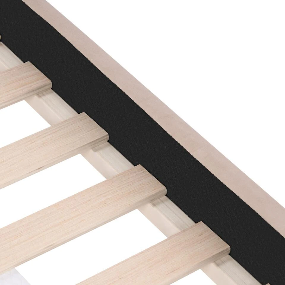 CORSAINT - Eenpersoonsbed - Beige - 90 X 200 Cm - Fluweel 11 CORSAINT - Eenpersoonsbed - Beige - 90 X 200 Cm - Fluweel - Afbeelding 9