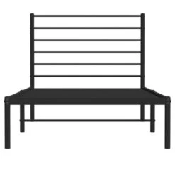 VidaXL - Eenspersoonsbed Met Hoofdbord - Zwart - Metaal - 80x200 Cm 13 VidaXL - Eenspersoonsbed Met Hoofdbord - Zwart - Metaal - 80x200 Cm -Bedden Bij Leen Bakker 491d08e910114e46a08a268726d20e53