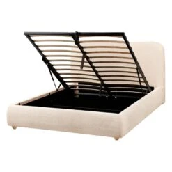 BLAGNAC - Tweepersoonsbed - Lichtbeige - 140 X 200 Cm - Stof -Bedden Bij Leen Bakker 4af3833fd7134ed099f0858233fc8ef3