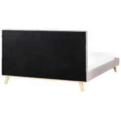 TALENCE - Tweepersoonsbed - Lichtgrijs - 160 X 200 Cm - Chenille -Bedden Bij Leen Bakker 5fc8f298c6ff462ca74cae9cac98bebe