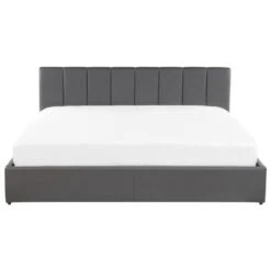 DREUX - Bed Met Opbergruimte - Grijs - 180 X 200 Cm - Kunstleer 24 DREUX - Bed Met Opbergruimte - Grijs - 180 X 200 Cm - Kunstleer -Bedden Bij Leen Bakker 617255ff5f4f4da1b3c721065c37d59d