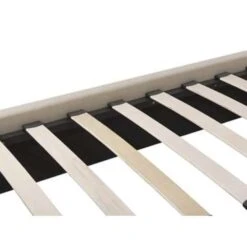 BELFORT - Tweepersoonsbed - Beige - 160 X 200 Cm - Polyester -Bedden Bij Leen Bakker 61e068360518458e85bfd45ee00e5385