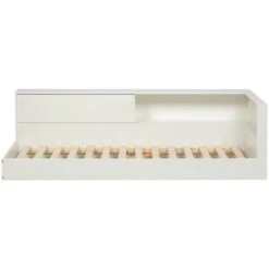 WOOOD Connect Hoekbed - Grenen - Wit - 60x213x118 -Bedden Bij Leen Bakker 64912ccffcd44d25a919ea9bc064c8e1
