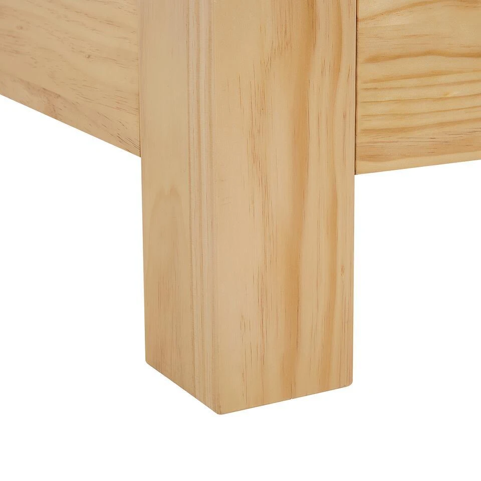 ROYAN - Tweepersoonsbed - Lichthout - 180 X 200 Cm - Dennenhout 14 ROYAN - Tweepersoonsbed - Lichthout - 180 X 200 Cm - Dennenhout - Afbeelding 12