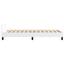 VidaXL - Bed Frame Met Hoofdeinde Zonder Matras - Wit - Hout - 90x200 Cm 15 VidaXL - Bed Frame Met Hoofdeinde Zonder Matras - Wit - Hout - 90x200 Cm -Bedden Bij Leen Bakker 68ae42afeed244bcafb9c118c636e9c0