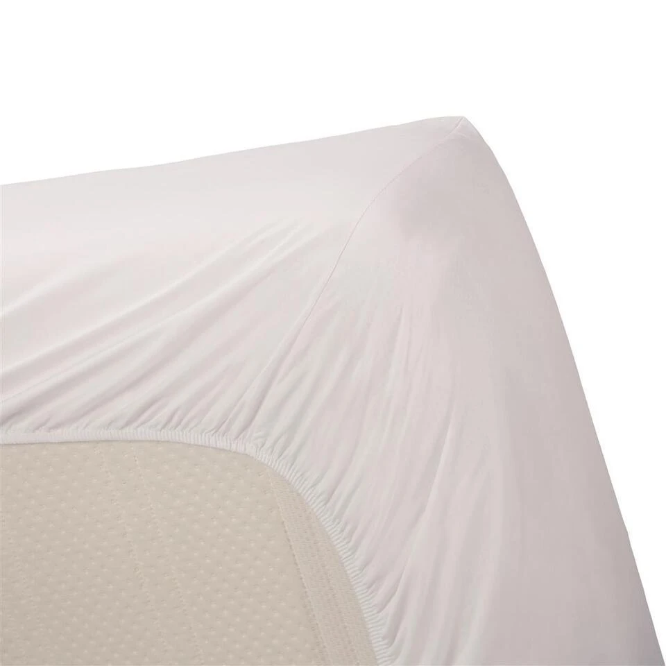 Ambiante Bamboo Cotton - Hoeslaken - 160x200 - Wit 5 Ambiante Bamboo Cotton - Hoeslaken - 160x200 - Wit - Afbeelding 3