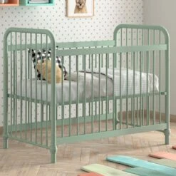 Vipack Babybed Bronxx - 60x120cm - Olijfgroen -Bedden Bij Leen Bakker 6b8c041faaff416ab95fbf3e6e4f4930