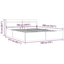 VidaXL - LED Bed Met Opbergruimte - Hydraulisch - Wit - Kunstleer - 180x200 Cm 27 VidaXL - LED Bed Met Opbergruimte - Hydraulisch - Wit - Kunstleer - 180x200 Cm -Bedden Bij Leen Bakker 75e2033fffc445c69d5f7327c9f0e154 1