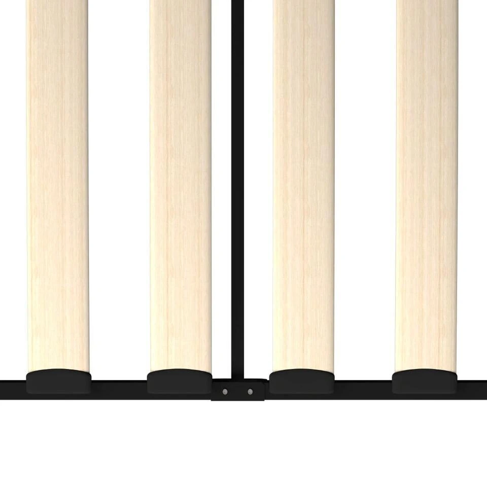 VidaXL - Bedbank Excl Lade - Zwart - Metaal - 90 X 200 Cm 8 VidaXL - Bedbank Excl Lade - Zwart - Metaal - 90 X 200 Cm - Afbeelding 6