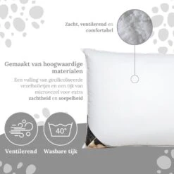 Ten Cate - Synthetisch Hoofdkussen - 60x70 -Bedden Bij Leen Bakker 7734ceb1ef3949c3804b009fb84932fd