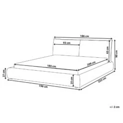 VINAY - Tweepersoonsbed - Groen - 180 X 200 Cm - Corduroy -Bedden Bij Leen Bakker 779de33b25f04a30a704c738e1ce03e0