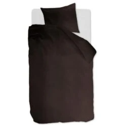 Ambiante Cotton Uni Dekbedovertrek - 260x200/220 - Bruin -Bedden Bij Leen Bakker 77db592b4b4345f18d9ea932cef09fe1