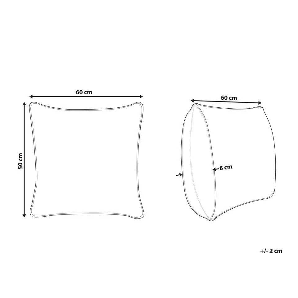 TRIGLAV - Hoofdkussen Set Van 2 - Wit - 50 X 60 Cm - Laag - Polyester 5 TRIGLAV - Hoofdkussen Set Van 2 - Wit - 50 X 60 Cm - Laag - Polyester - Afbeelding 3