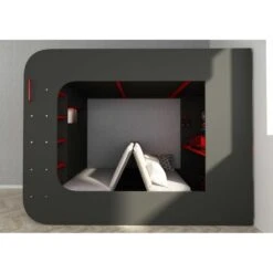 Hoogslaper Graham Met Gamebureau 120x200cm - Antraciet/rood 17 Hoogslaper Graham Met Gamebureau 120x200cm - Antraciet/rood -Bedden Bij Leen Bakker 7ddaa39bc96a4a819d0e69cb8dd011c9