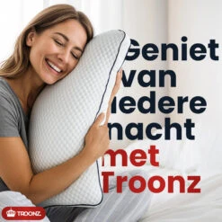Troonz Hoofdkussen Dreamscape Plus - Ergonomisch - 60 X 70 15 Troonz Hoofdkussen Dreamscape Plus - Ergonomisch - 60 X 70 -Bedden Bij Leen Bakker 7e5d815bd4cc4e8aabf6abf2ff8e6ed0