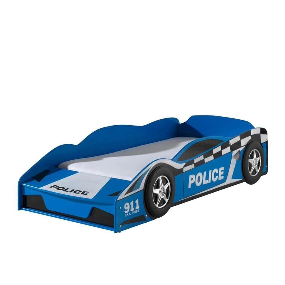 Vipack Peuterbed Politie Auto - Blauw - 77x148 Cm 3 Vipack Peuterbed Politie Auto - Blauw - 77x148 Cm