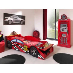 Vipack Autobed Race - Rood - 48x78x175 Cm 8 Vipack Autobed Race - Rood - 48x78x175 Cm -Bedden Bij Leen Bakker 81007158 0200