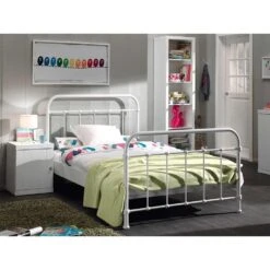 Vipack Bed New York - Wit - 120x200 Cm -Bedden Bij Leen Bakker 81007287 0100