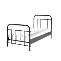 Vipack Bed New York - Zwart - 90x200 Cm
