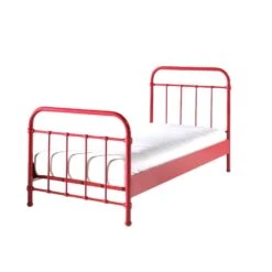 Vipack Bed New York - Rood - 90x200 Cm
