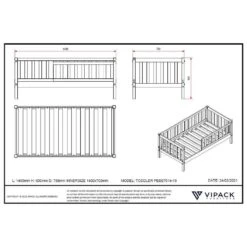 Peuterbed Petronille 70 X 140cm Dennenhout - Grijs 17 Peuterbed Petronille 70 X 140cm Dennenhout - Grijs -Bedden Bij Leen Bakker 85d5185fb5c046f4b9f6407ac7b7cbf3