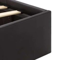 VidaXL - LED Bed Met Opbergruimte - Hydraulisch - Zwart - Kunstleer - 90x200 Cm -Bedden Bij Leen Bakker 8777b4e0930943bcb534c0cfb2f7dad0 1