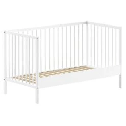 Peuterbed Dino 70x140cm - Verstelbaar - Wit Dennenhout -Bedden Bij Leen Bakker 8995c78de45748bfb39a5f0dfadb92b3