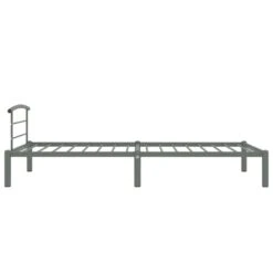 VidaXL - Bed Frame Met Hoofdeinde - Grijs - Metaal - 90x200 Cm 10 VidaXL - Bed Frame Met Hoofdeinde - Grijs - Metaal - 90x200 Cm -Bedden Bij Leen Bakker 89fa0ed86c4d4e78abf1137e3dc60f49
