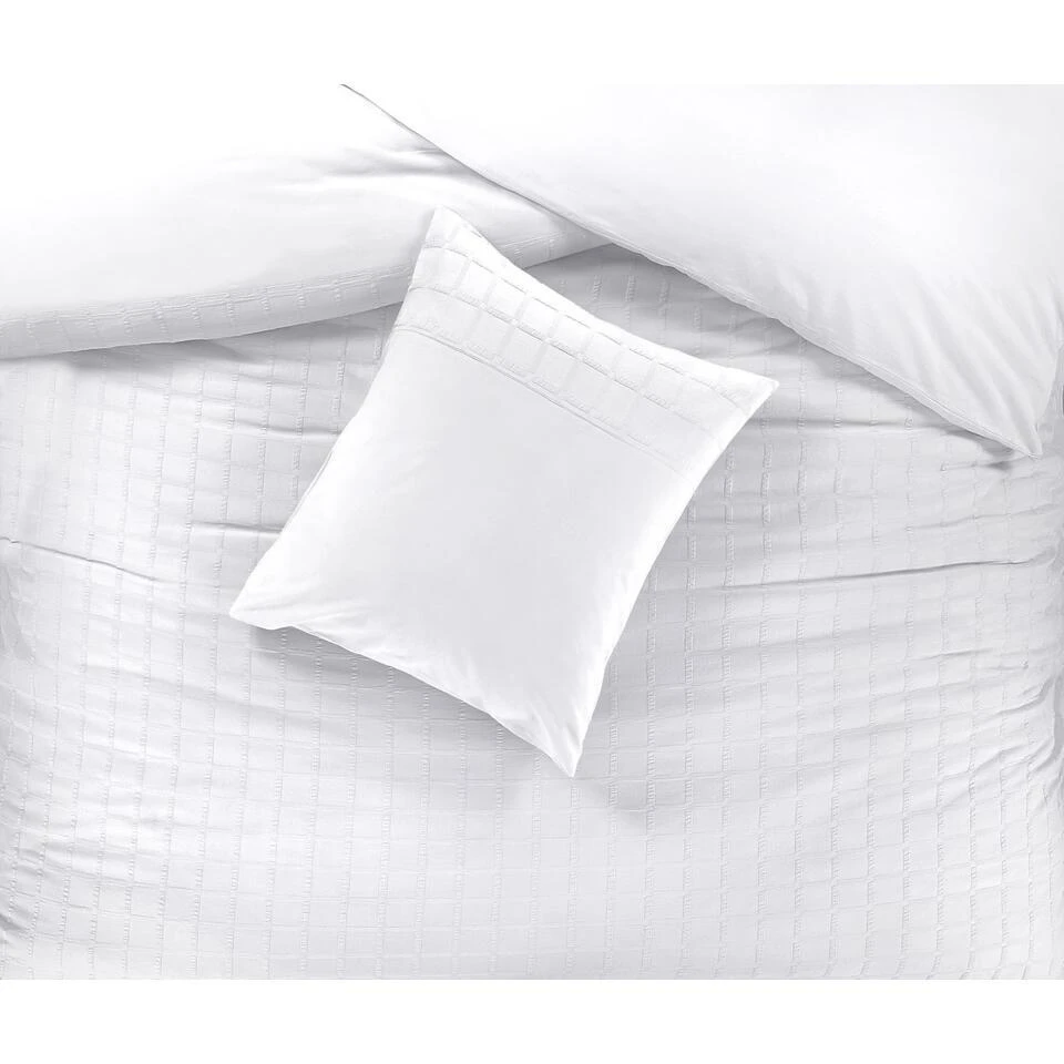 Papillon Deluxe+ Hudson Dekbedovertrek - Tweepersoons - 200x200/220 - Wit 5 Papillon Deluxe+ Hudson Dekbedovertrek - Tweepersoons - 200x200/220 - Wit - Afbeelding 3